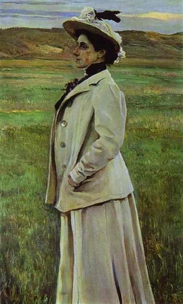 Portrait of Natalia Yashvil, 1905 - Mikhail Nesterov