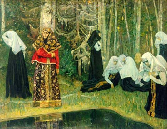 The Legend of the Invisible City of Kitezh, c.1920 - Mijaíl Nésterov