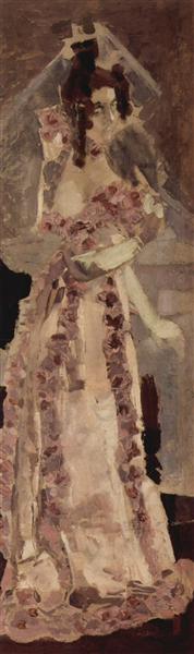 Portrait of Nadezhda Zabela-Vrubel, c.1903 - Mijaíl Vrúbel