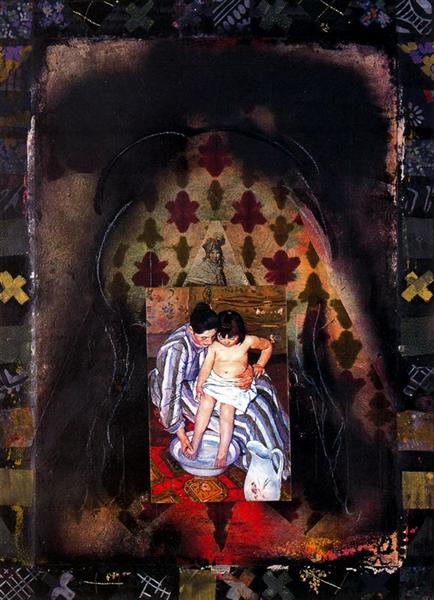 Mary Cassatt and Me, 1976 - Miriam Schapiro