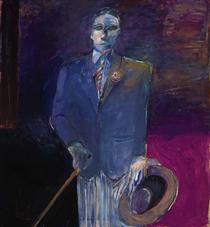 Man with a Hat, Cane and Glove - Nathan Oliveira