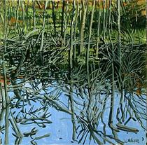 Study for Low Water - Knight's Flowage - Neil Welliver