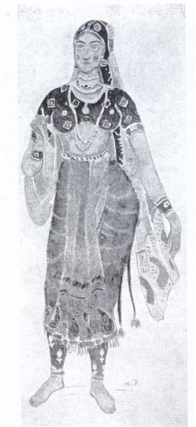 Полонянка, 1909 - Микола Реріх