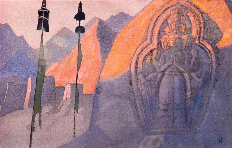 Chenrezig, 1932 - Nikolai Konstantinovich Roerich