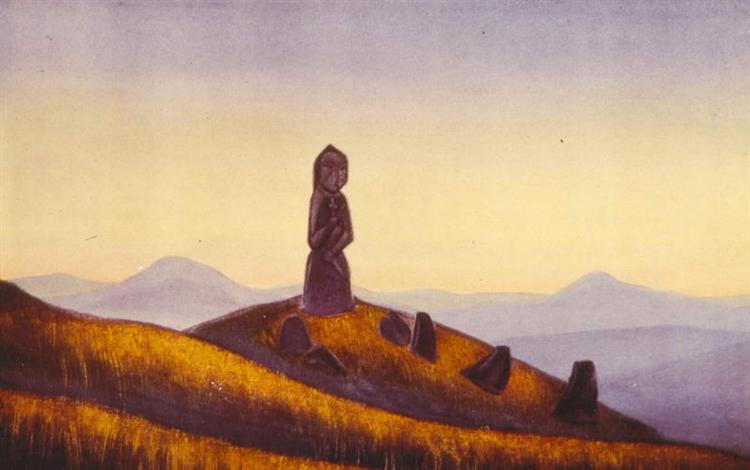 Guardian of desert, 1941 - Nikolai Konstantinovich Roerich