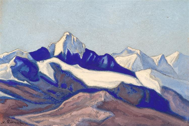 Гималаи, 1945 - Николай  Рерих
