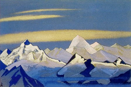 Himalayas. Everest., 1938 - Николай  Рерих