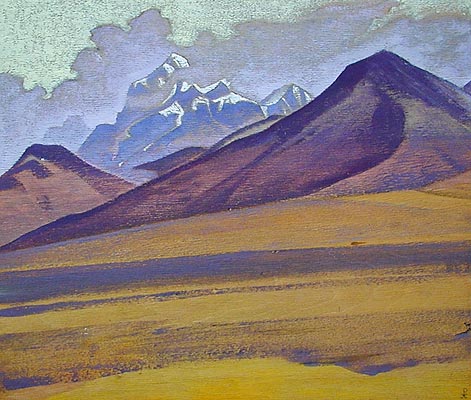 Karakoram ridge, c.1926 - Nikolai Konstantinovich Roerich