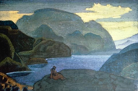 Meditation, 1923 - Николай  Рерих