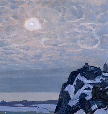 Moonlight. Sortavala., 1918 - Nikolái Roerich