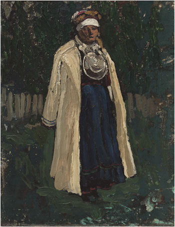 Pechora. A Half-believer (A Seto Woman)., 1903 - Николай  Рерих