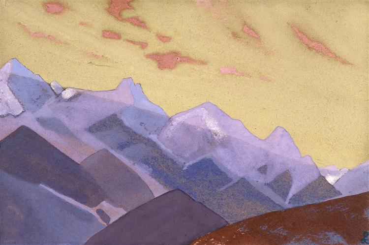 Ridge. Approaches to Everest, 1936 - Nicholas Roerich