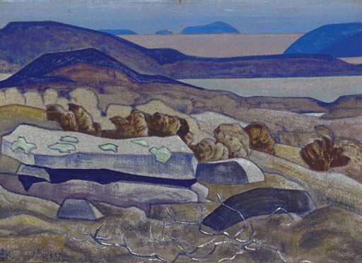 Stone of the Leader, 1918 - Nikolai Konstantinovich Roerich