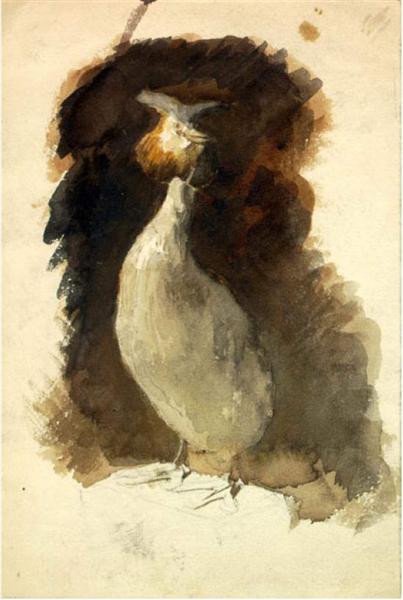 Stuffed grouse, c.1892 - Николай  Рерих