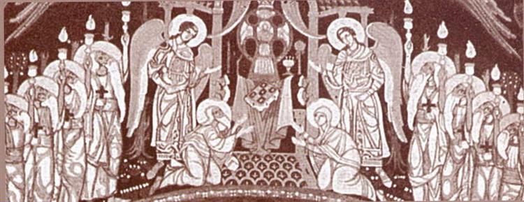 Throne of the invisible God, 1914 - Nikolai Konstantinovich Roerich
