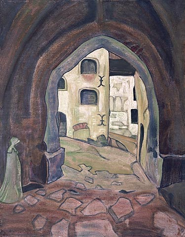 White Lady, 1919 - Nikolai Konstantinovich Roerich