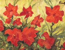 Clematis Red Flowers - Николае Тоница