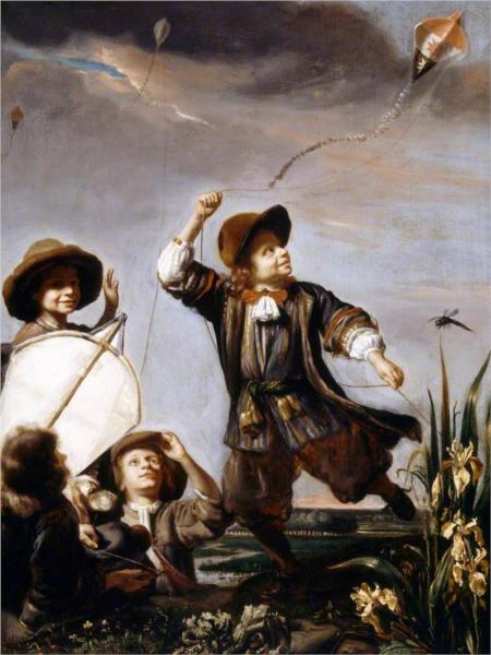 Boys Flying Kites - Nicolaes Maes