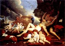 Vênus e Adônis - Nicolas Poussin