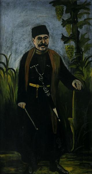Portrait of a wealthy peasant, 1903 - Нико Пиросмани