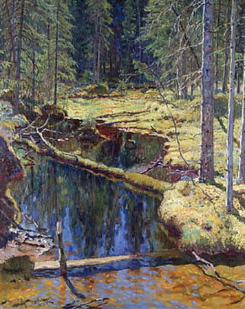 The Wood, 1929 - Nikolay Bogdanov-Belsky