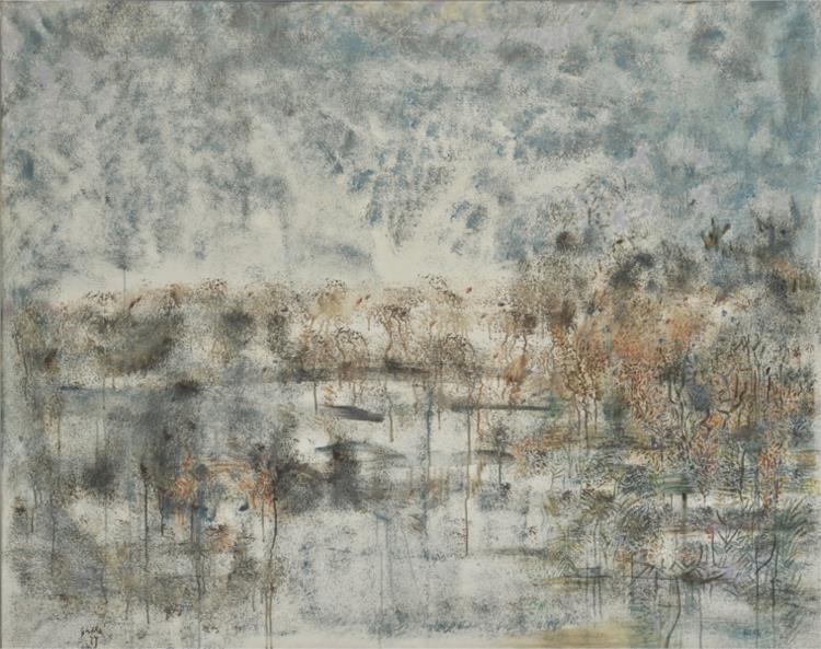 Rainy landscape, 1977 - Нікос Хатзікіріакос-Ґікас