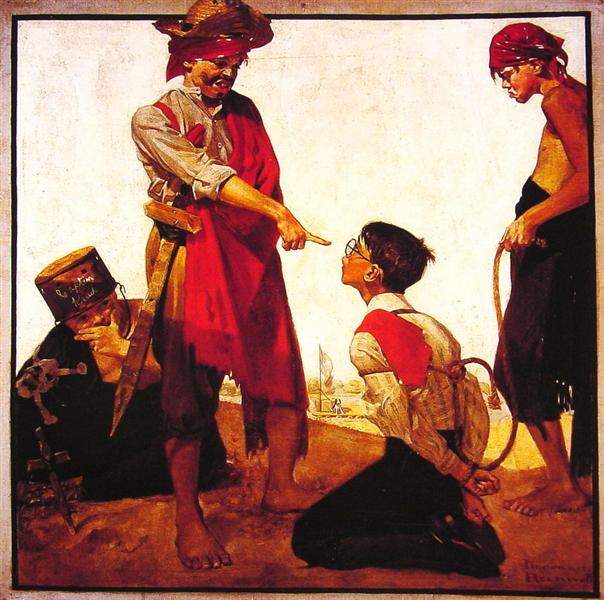 Cousin Reginald Plays Pirate, 1917 - Norman Rockwell