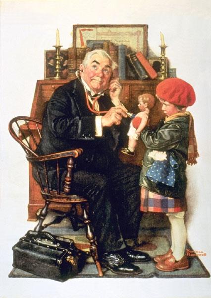 Doctor and Doll, 1929 - Norman Rockwell