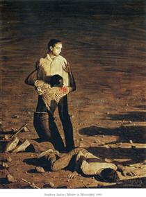 Southern Justice (Murder in Mississippi) - Norman Rockwell