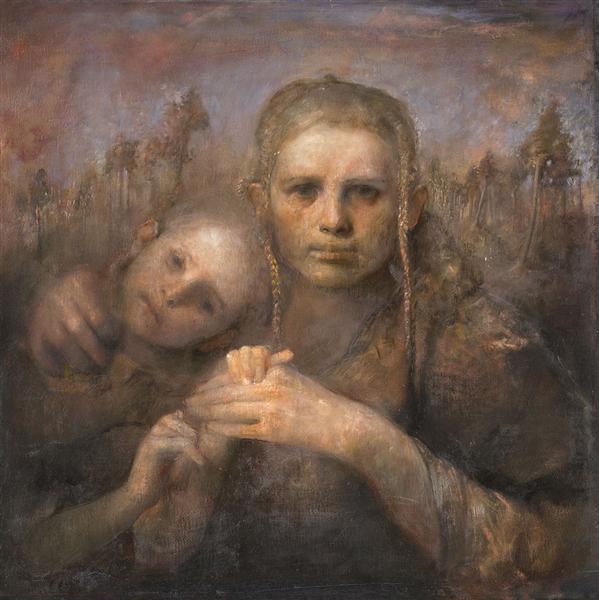 Mother and daughter, 2008 - Odd Nerdrum