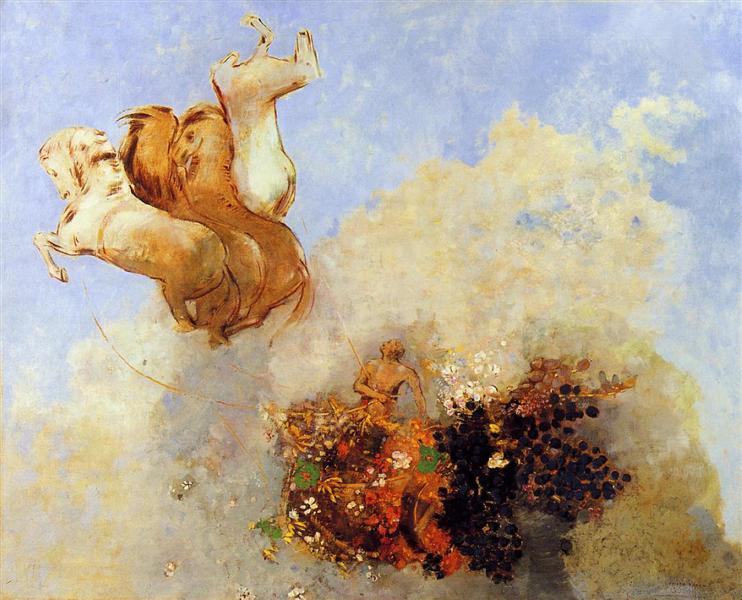 Колісниця Аполона, c.1909 - Оділон Редон