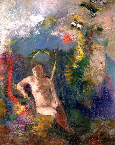 Landscape with Eve, c.1900 - Odilon Redon