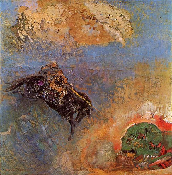 Roger and Angelica, c.1909 - Odilon Redon