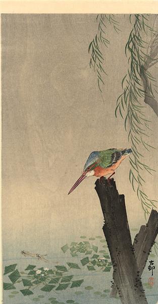Kingfisher, c.1910 - Охара Косон