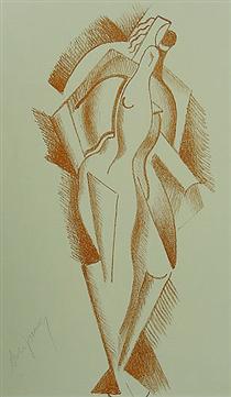 Female Nude (Frauenakt) - Alexander Archipenko