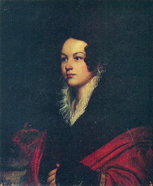 Female portrait, c.1820 - Orest Adamowitsch Kiprenski