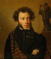 Portrait of Alexander Pushkin - Orest Adamowitsch Kiprenski