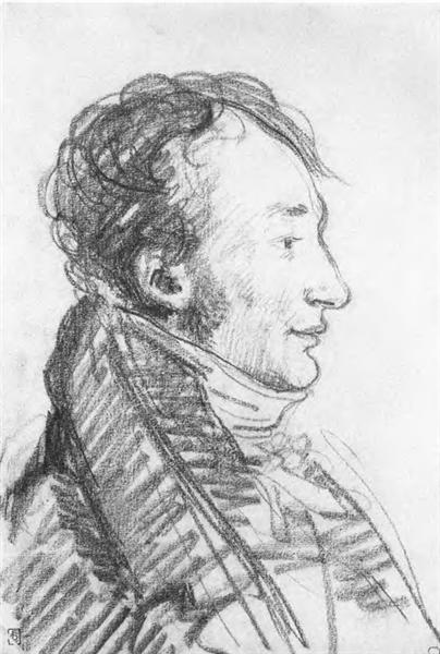 Portrait of Alexander Varnek, 1814 - Орест Кіпренський