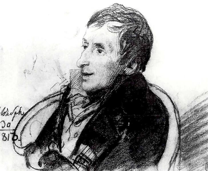 Портрет А.Н.Оленина, 1813 - Орест Кипренский