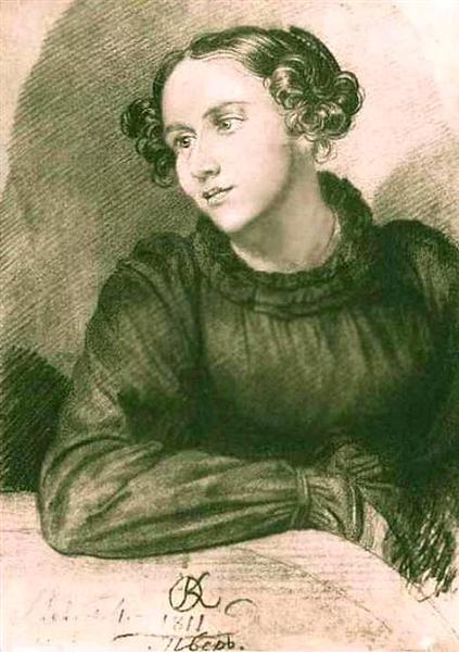 Portrait of an unknown woman, 1811 - Орест Кіпренський