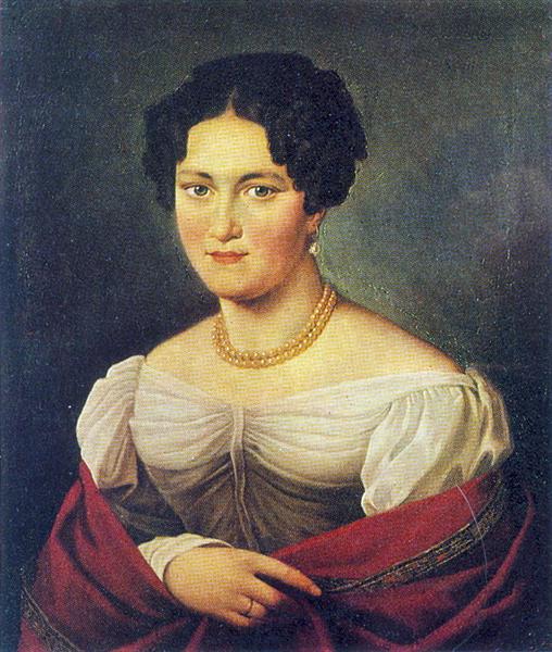 Portrait of an unknown woman, 1820 - Orest Kiprenski