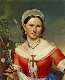 Portrait of Ekaterina Aleksandrovna Telesheva - Oreste Kiprensky