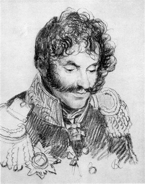 Portrait of General Chaplits, 1813 - Orest Adamowitsch Kiprenski