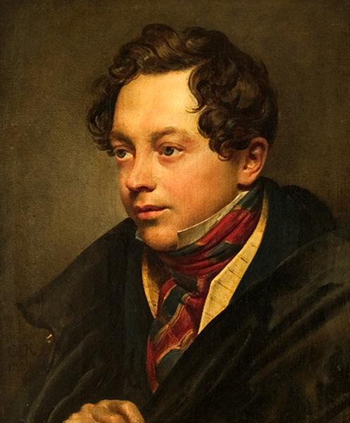 Portrait of P. Basin, 1829 - Orest Adamowitsch Kiprenski