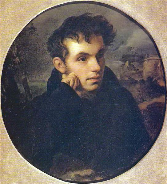 Portrait of Vasily Zhukovsky, 1816 - Орест Кіпренський
