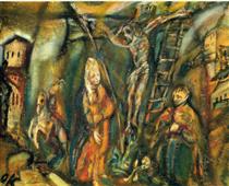 Crucifixion (Golgotha) - Oskar Kokoschka