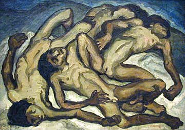 The Dead Children, 1941 - Освальдо Гуаясамін