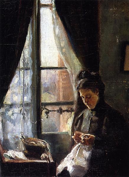 Portrait of the Artist's Mother, 1898 - Отон Фриез