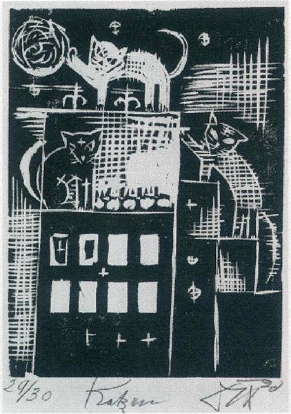 Cats, 1920 - Otto Dix