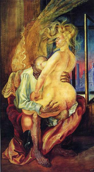 Uneven couple, 1925 - Отто Дикс